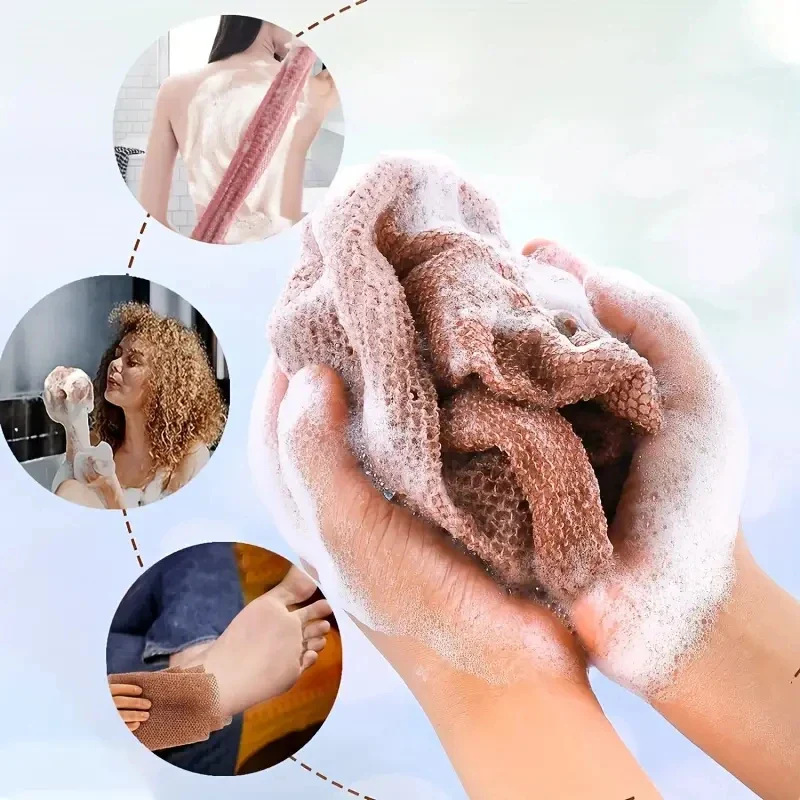 1/3pcs African Net Bath Sponge – Double-Sided Exfoliating Washcloth & Loofah Towel for Smooth, Healthy Skin - Image 2