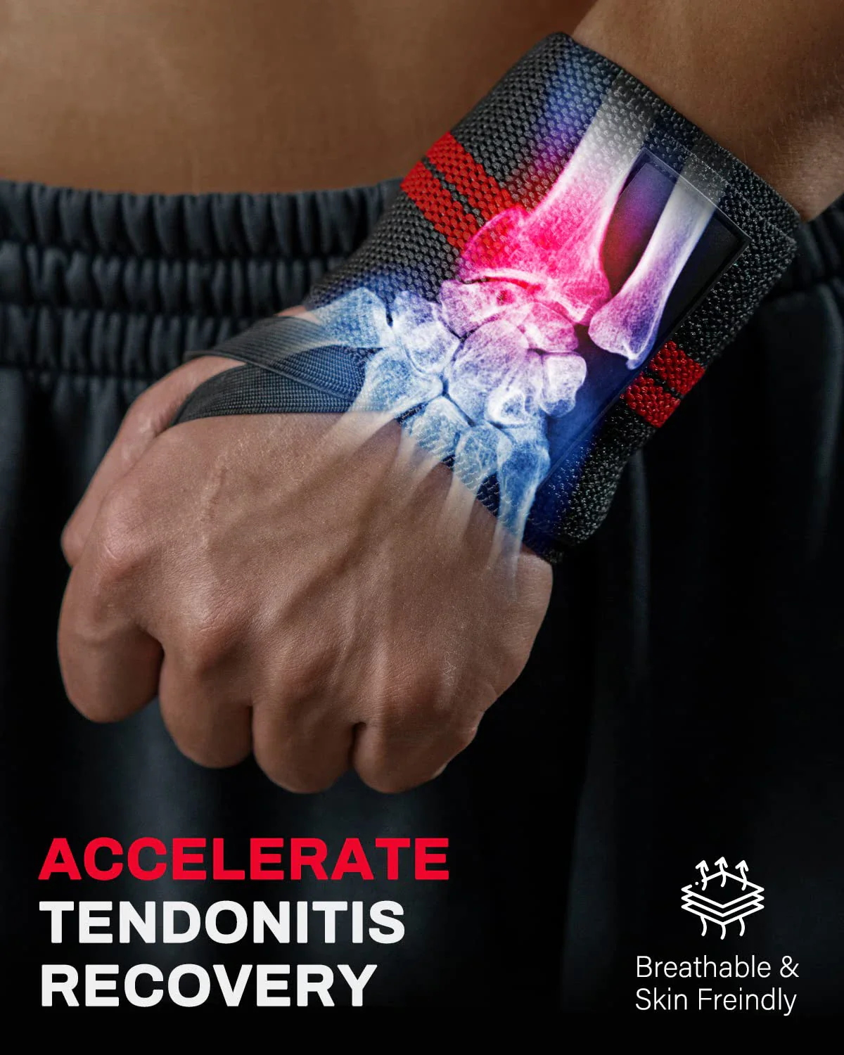 1 Pair Wristband Wrist Support - Image 3