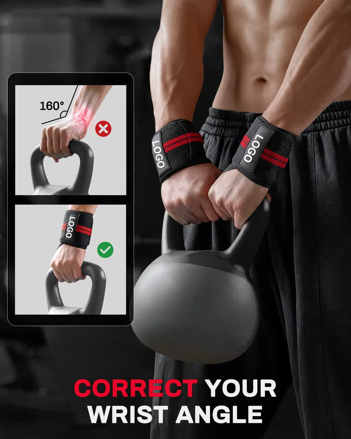 1 Pair Wristband Wrist Support - Image 6
