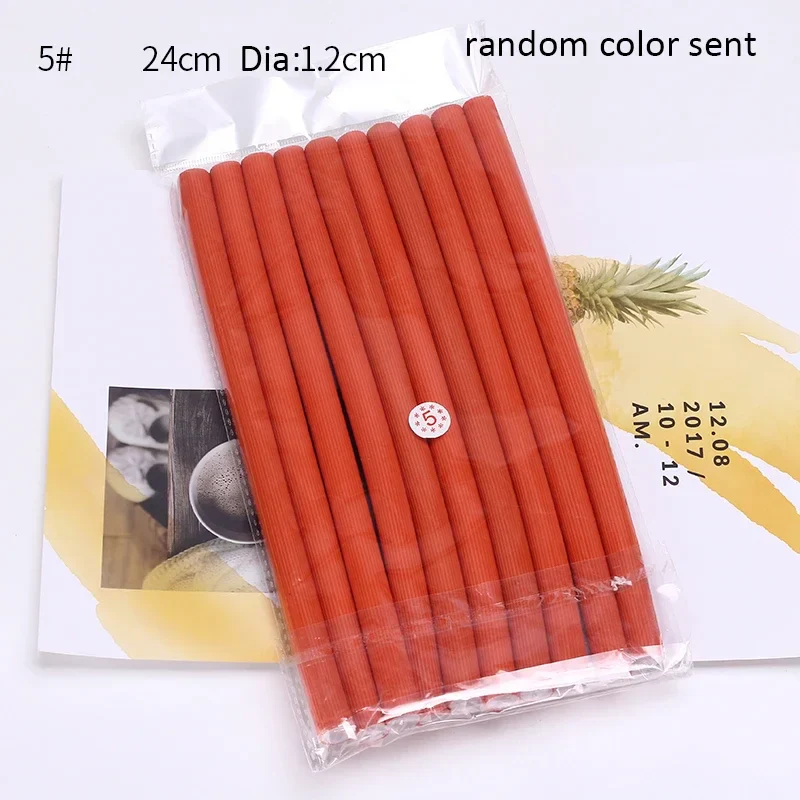10 Pack Flexible Hair Curling Rods - Image 8