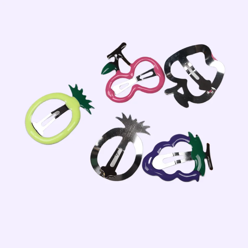 10 Pack Fruit Hair Clips - Image 3