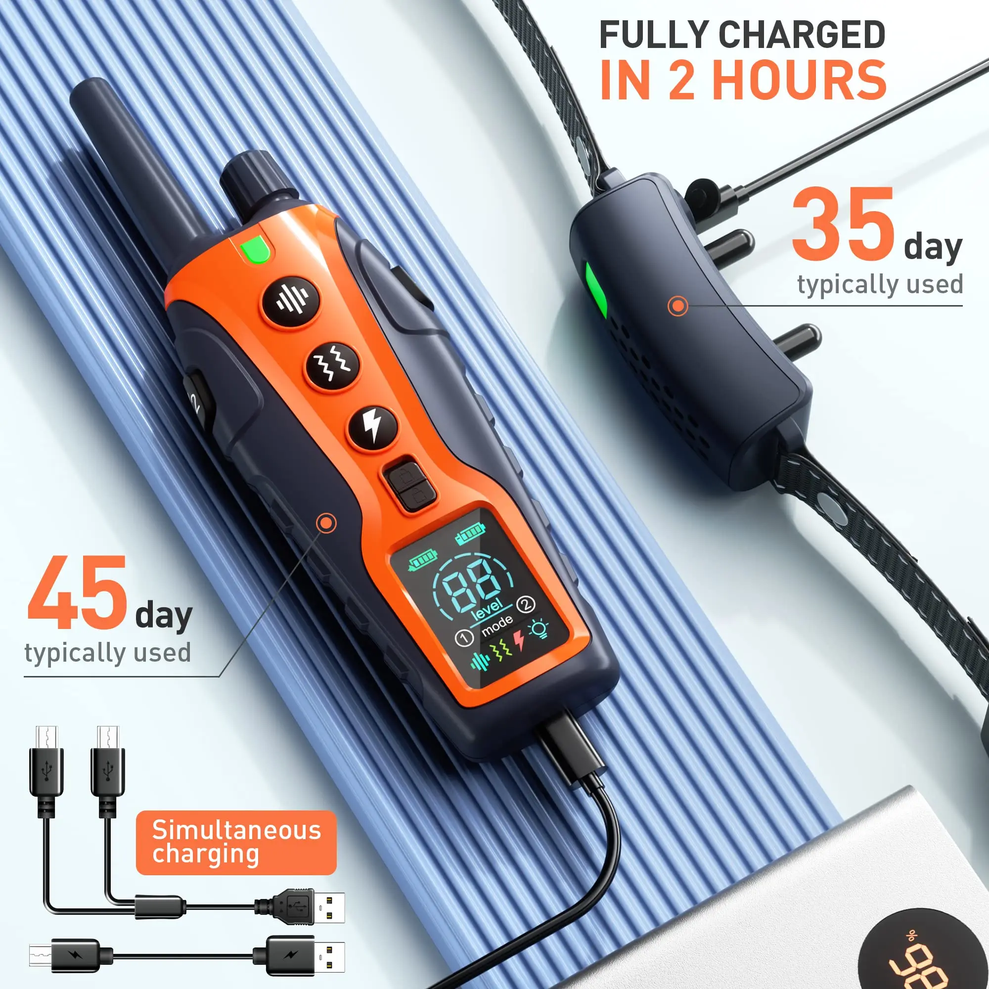 1000m Electric Dog Training Collar with Remote Control - Image 6
