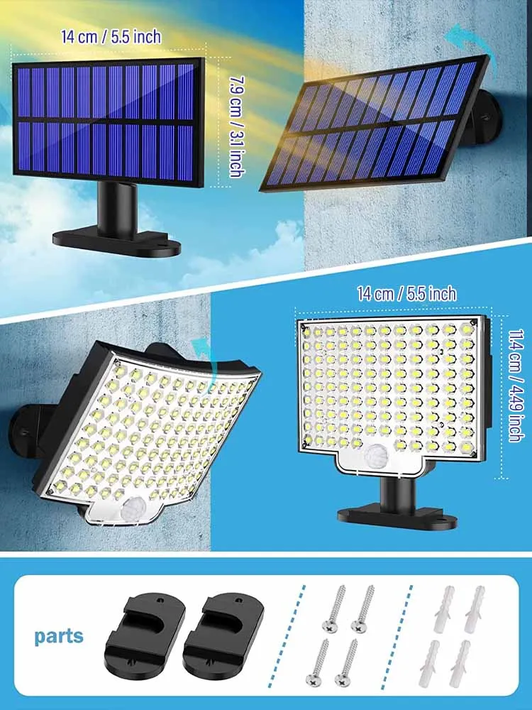 106 LED Solar Outdoor Light - Image 5