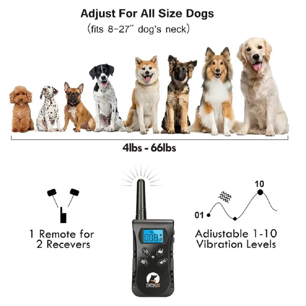 1600Ft Dog Training Collar with Remote - Image 5