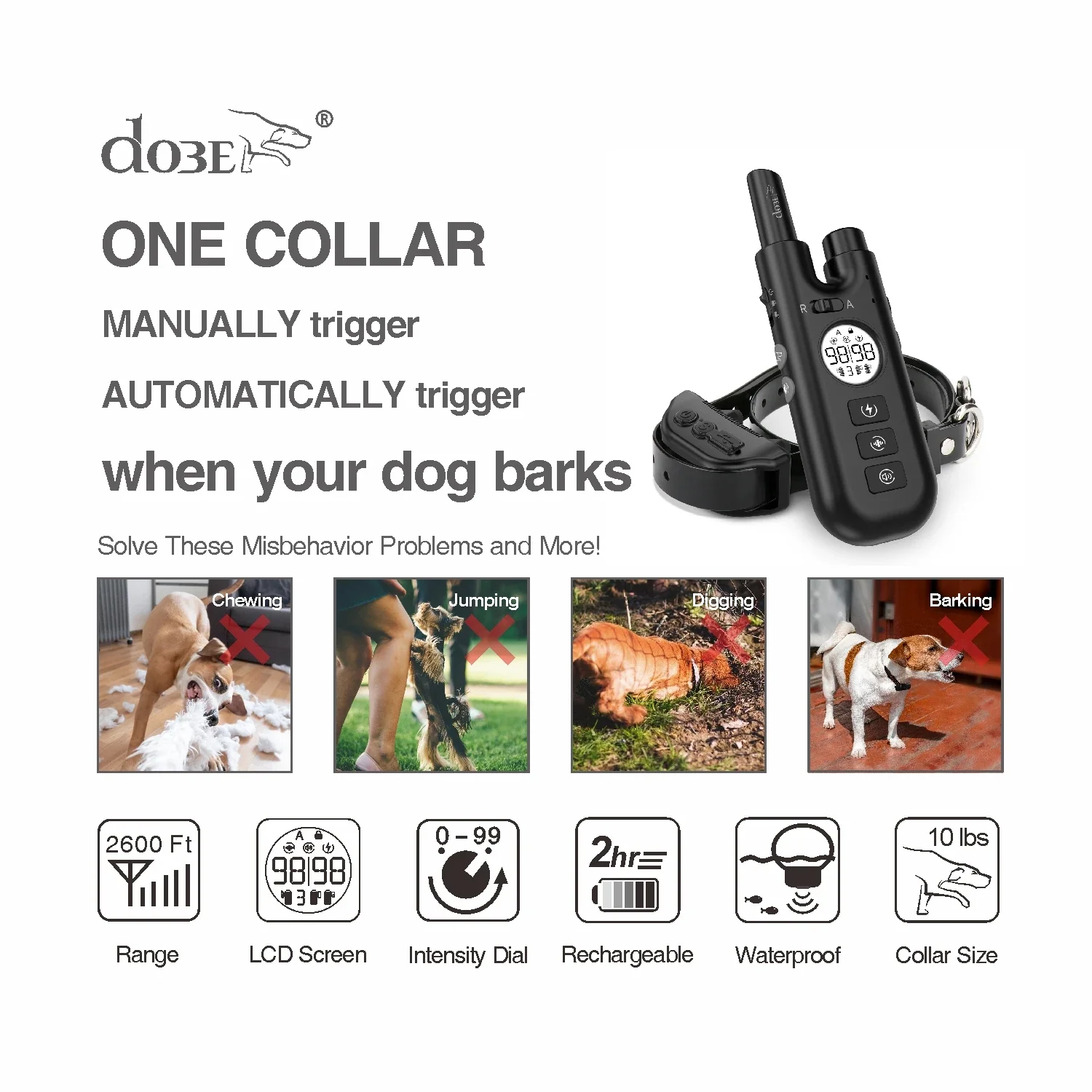 2-in-1 Dog Shock Collar  - Image 2