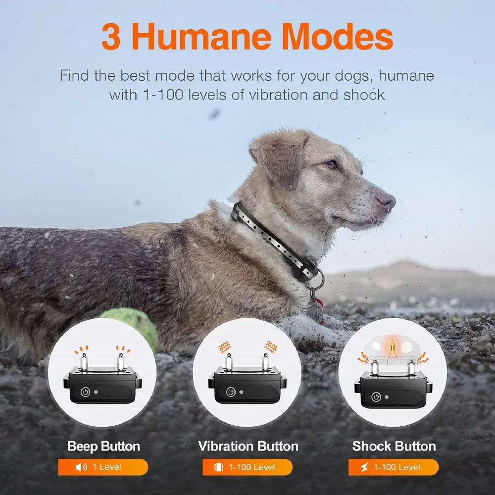 Remote Dog Training Collar (1000 meters) - Image 3