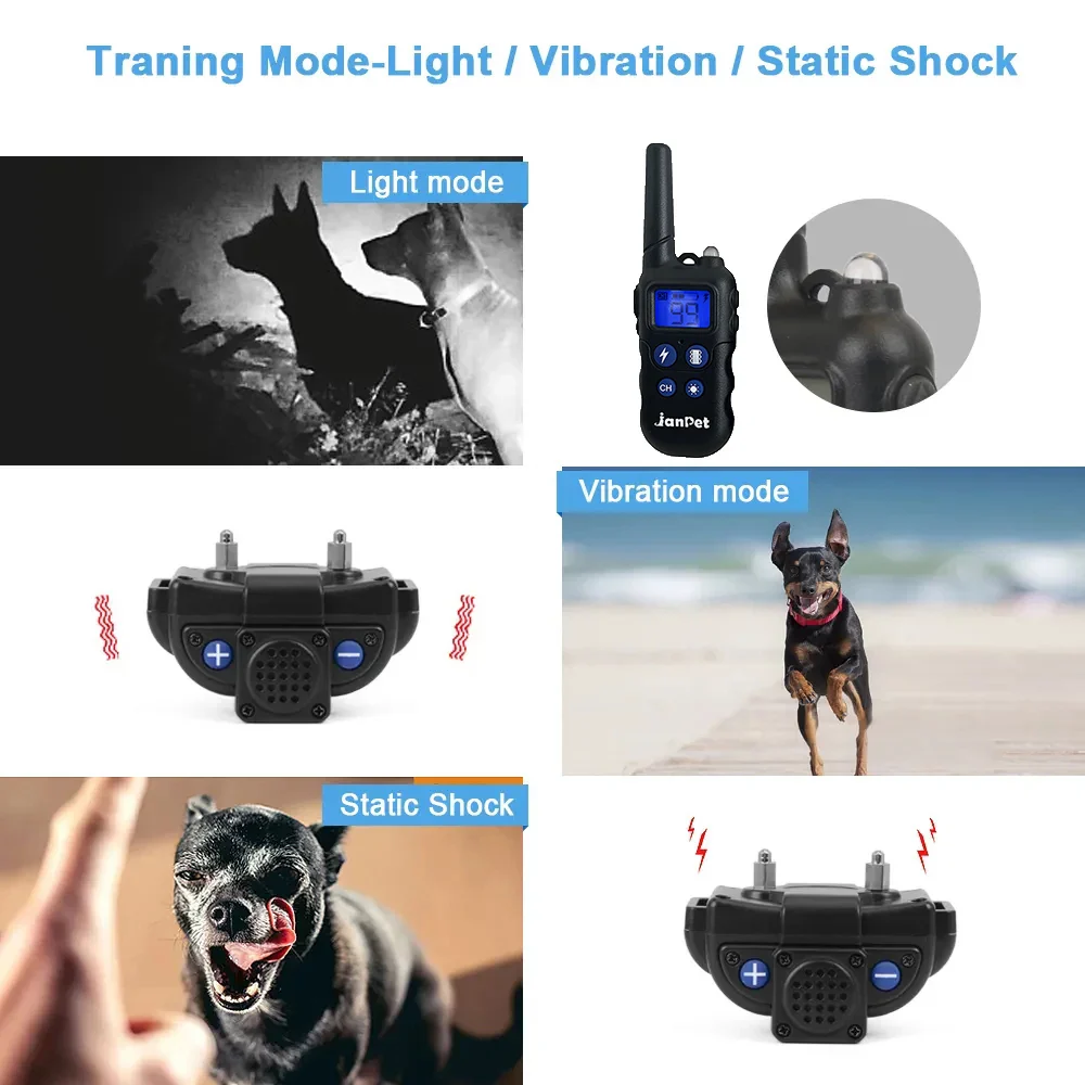 2000m Remote Training Collar with Walkie-Talkie Function - Image 5