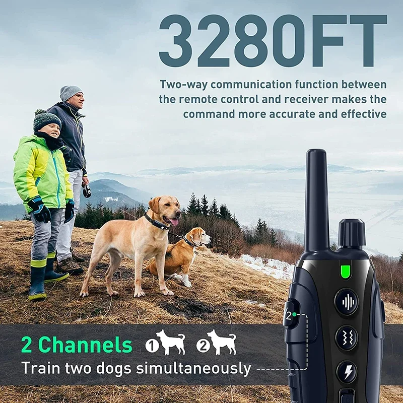 2000m Smart Dog Training Collar with Remote Control - Image 5