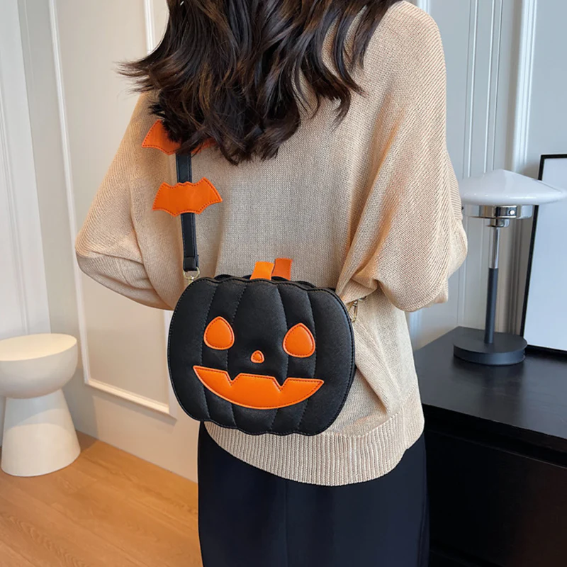 Halloween Pumpkin Shoulder Crossbody Bag - Image 4