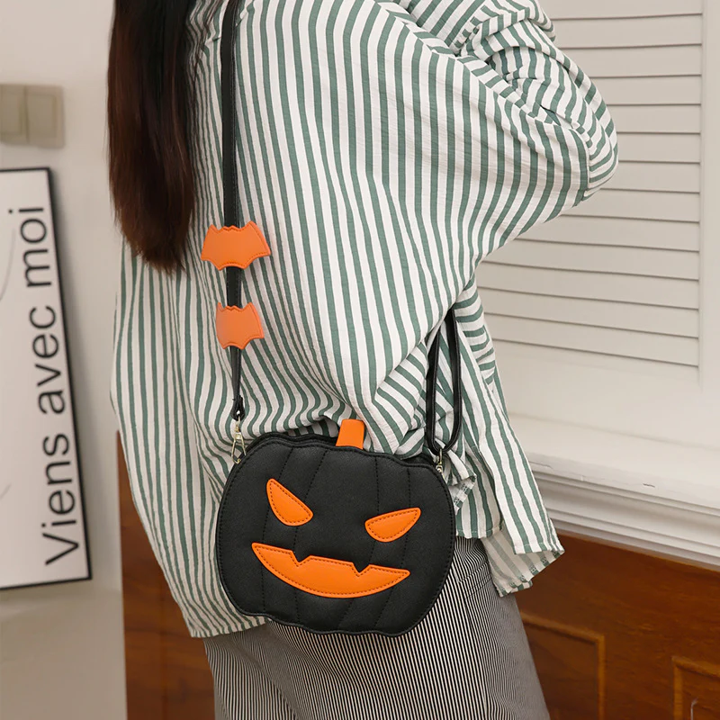 Halloween Pumpkin Shoulder Crossbody Bag - Image 6