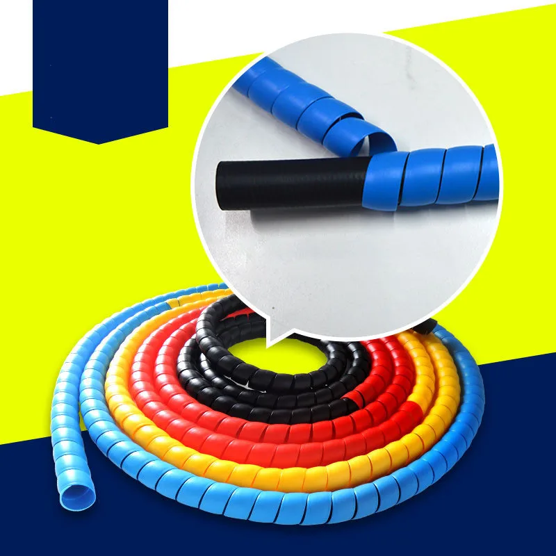 2M Flexible Spiral Cable Organizer Sleeve - Image 2