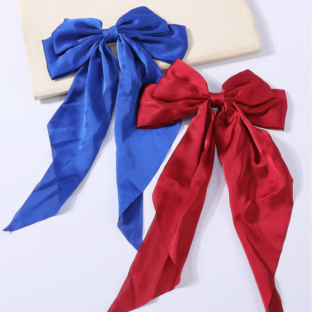 2PCs Set Bow Hair Clips - Image 14
