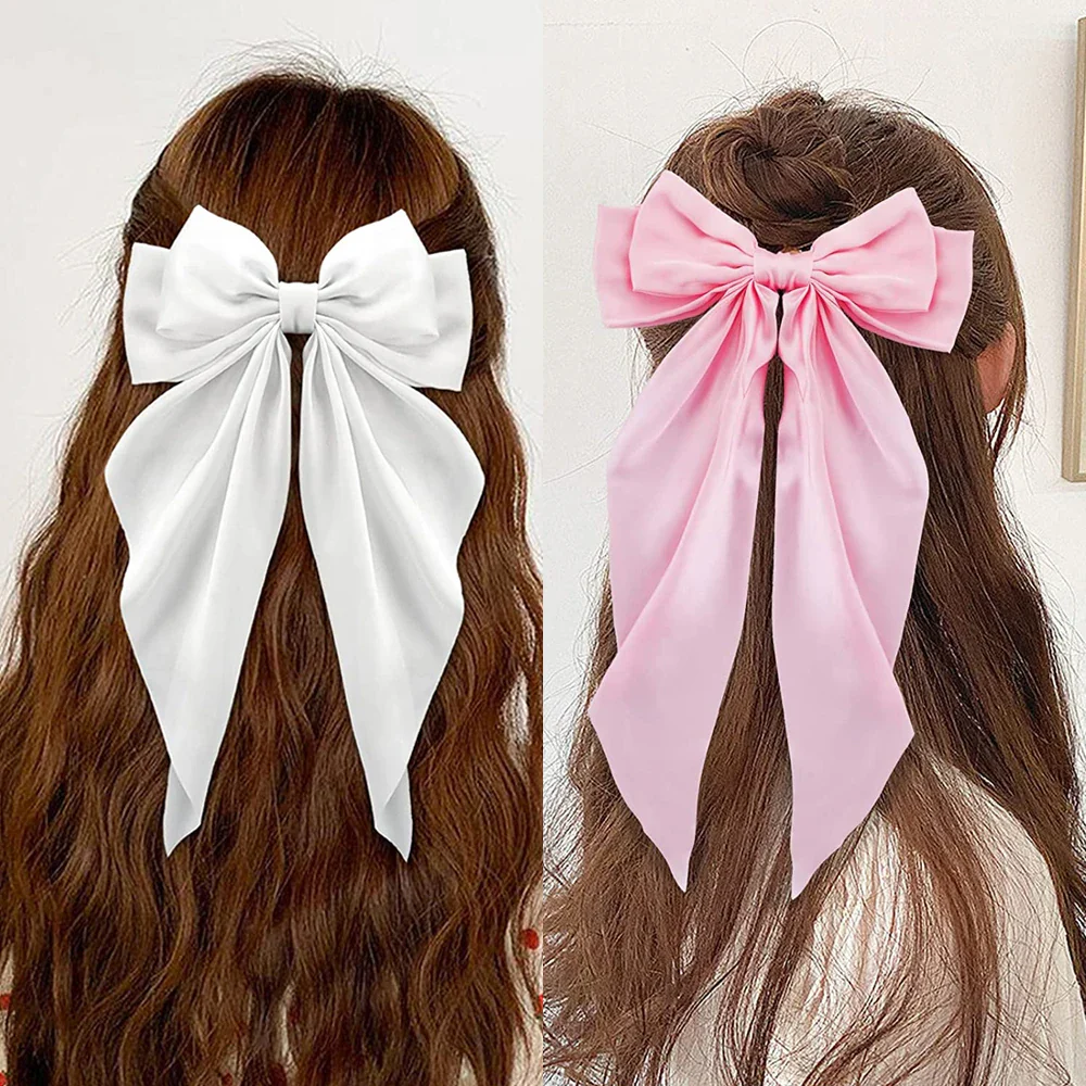2PCs Set Bow Hair Clips - Image 2
