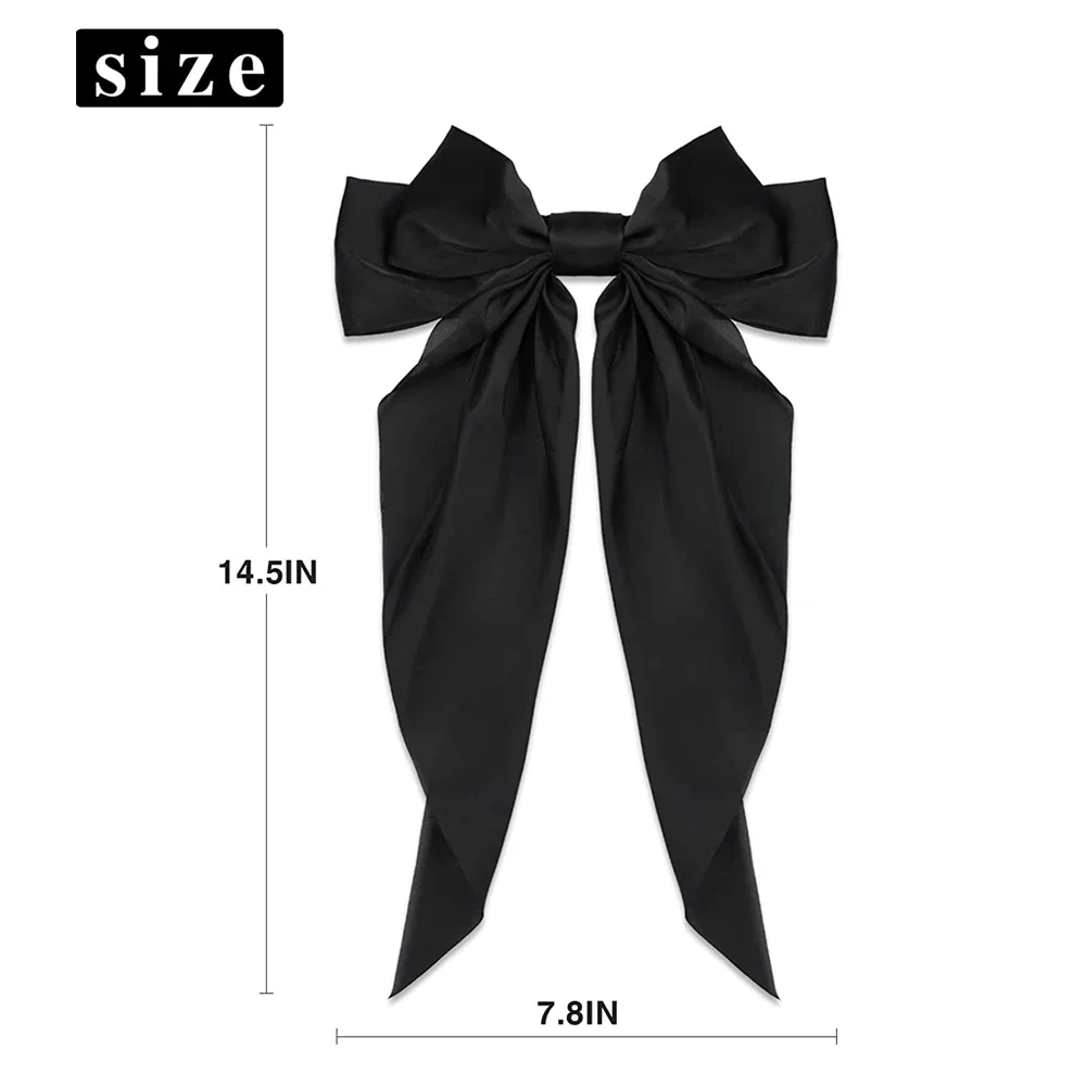 2PCs Set Bow Hair Clips - Image 6