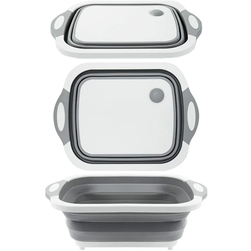 3 in 1 Collapsible Cutting Board/Dish Washing Bowl - Image 8