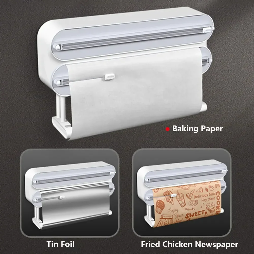 3-in-1 Plastic Wrap Dispenser - Image 3