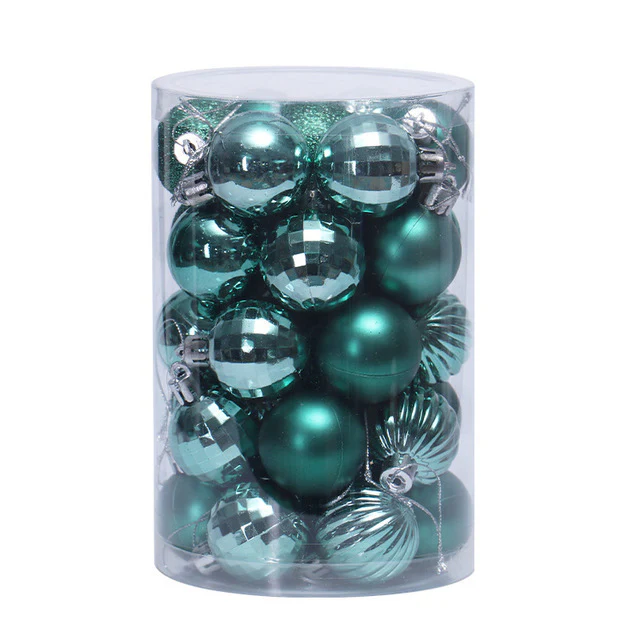 34 Christmas Tree Decoration Ball Set 4cm Ornaments - Image 12