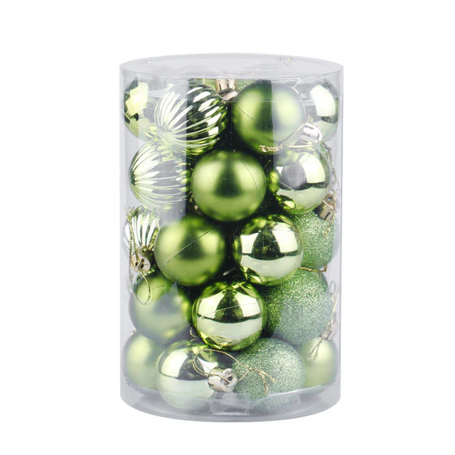 34 Christmas Tree Decoration Ball Set 4cm Ornaments - Image 15