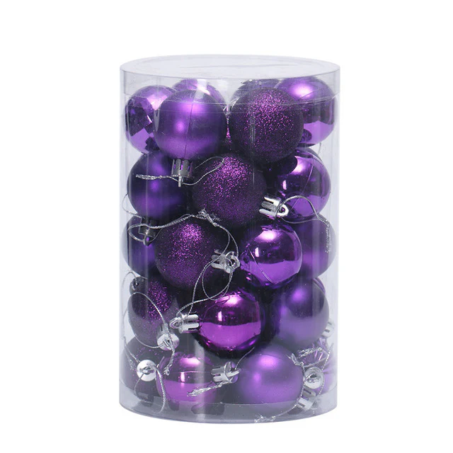 34 Christmas Tree Decoration Ball Set 4cm Ornaments - Image 18
