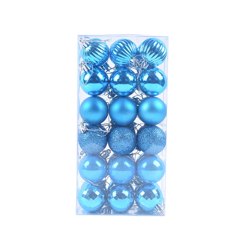 36 PCs Christmas Tree Decoration Colour Ball Set - Image 14