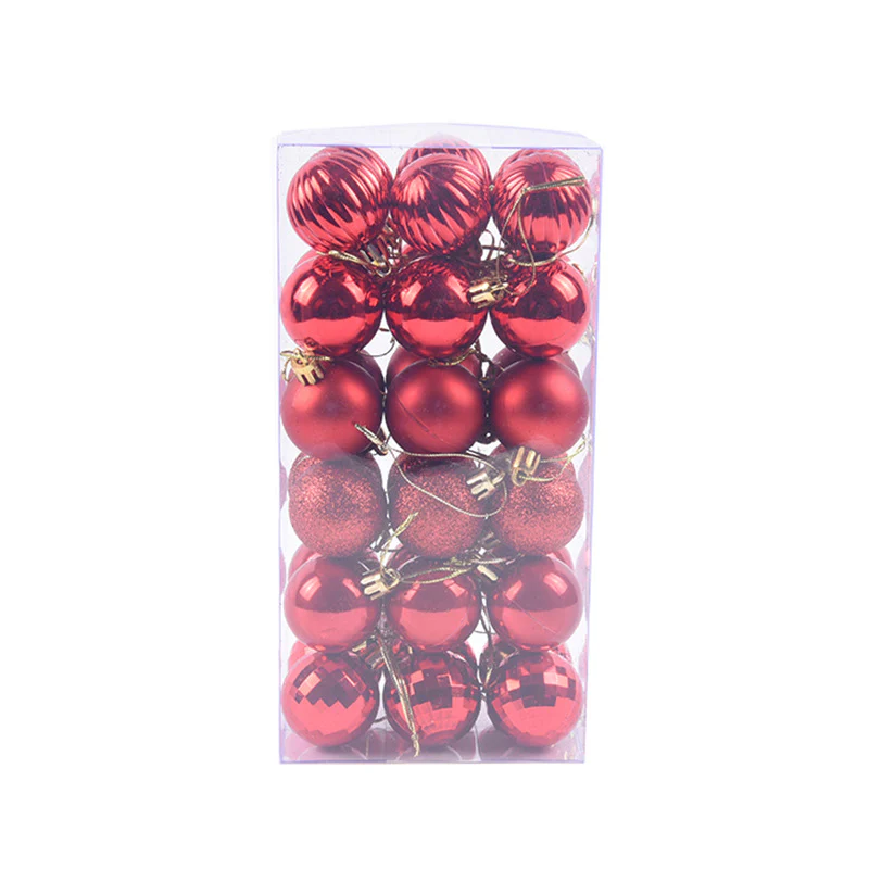 36 PCs Christmas Tree Decoration Colour Ball Set - Image 4