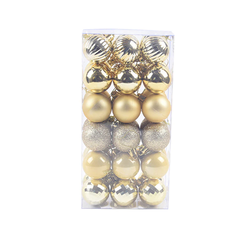 36 PCs Christmas Tree Decoration Colour Ball Set - Image 8
