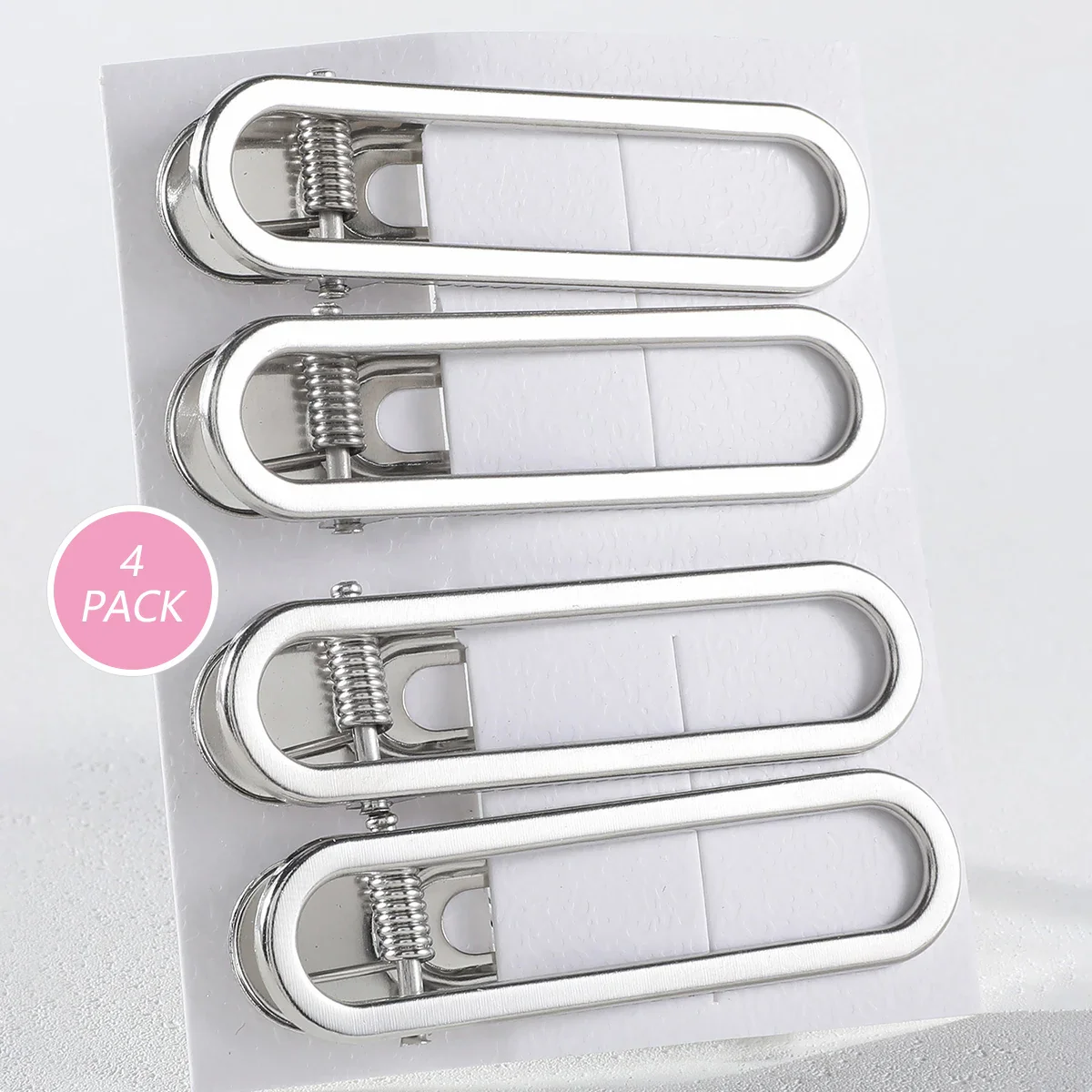 4/24PCs Set of Silver Y2K Hair Clips - Image 16