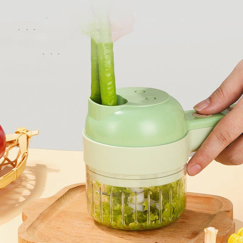 4-in-1 Portable Handheld Multifunctional Electric Food Processor - Image 6