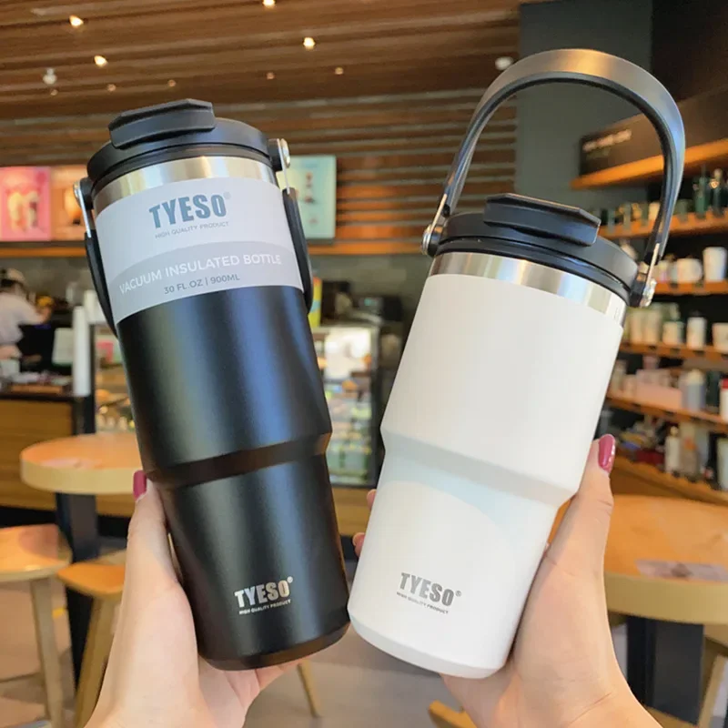 600ml 750ml 900ml Coffee Cup Thermal Vacuum Mug - Image 3