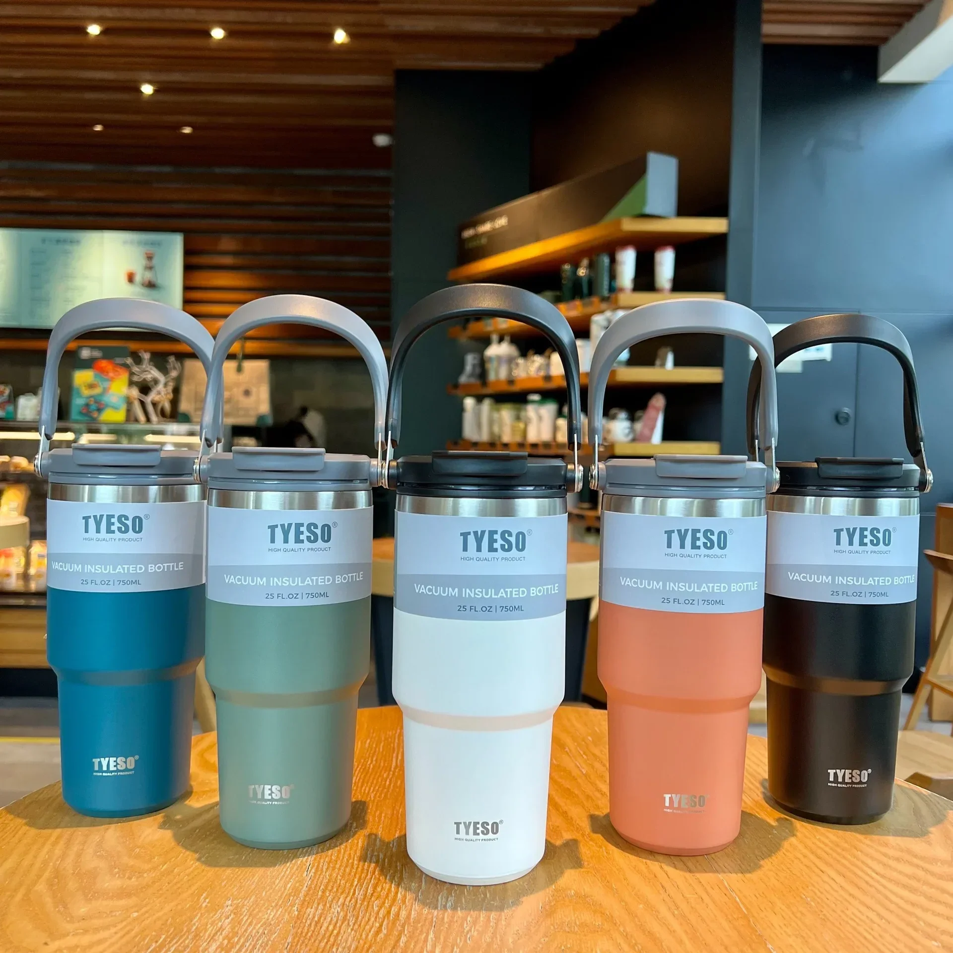 600ml 750ml 900ml Coffee Cup Thermal Vacuum Mug - Image 4
