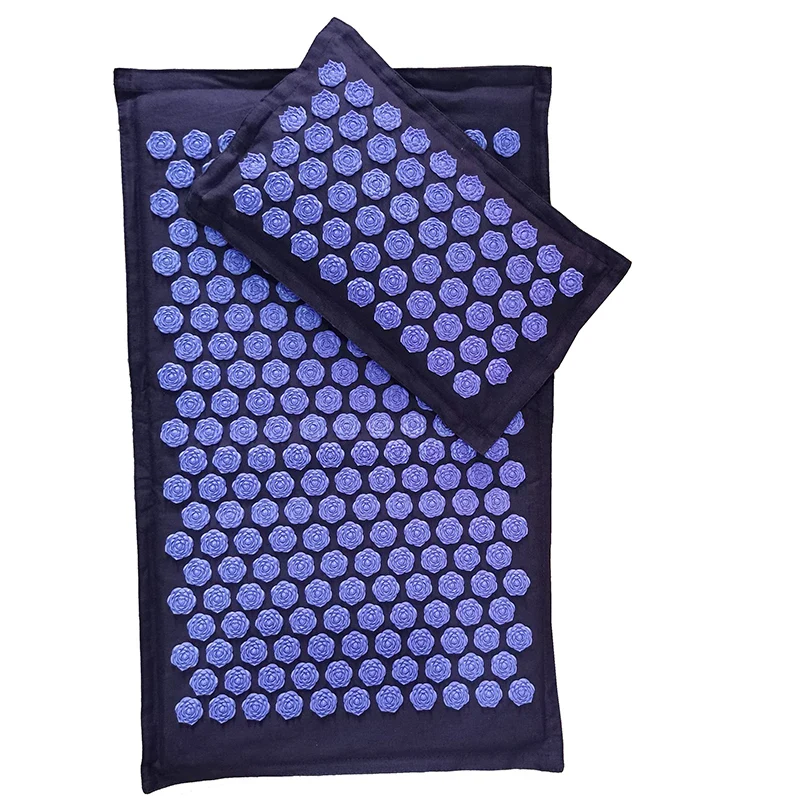 74x44cm Nature Linen Massage Yoga Mat - Image 14