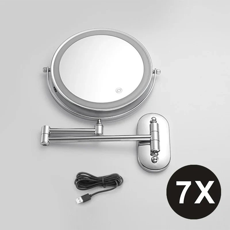 8 Inch Double-Sided LED Makeup Mirror - Image 11