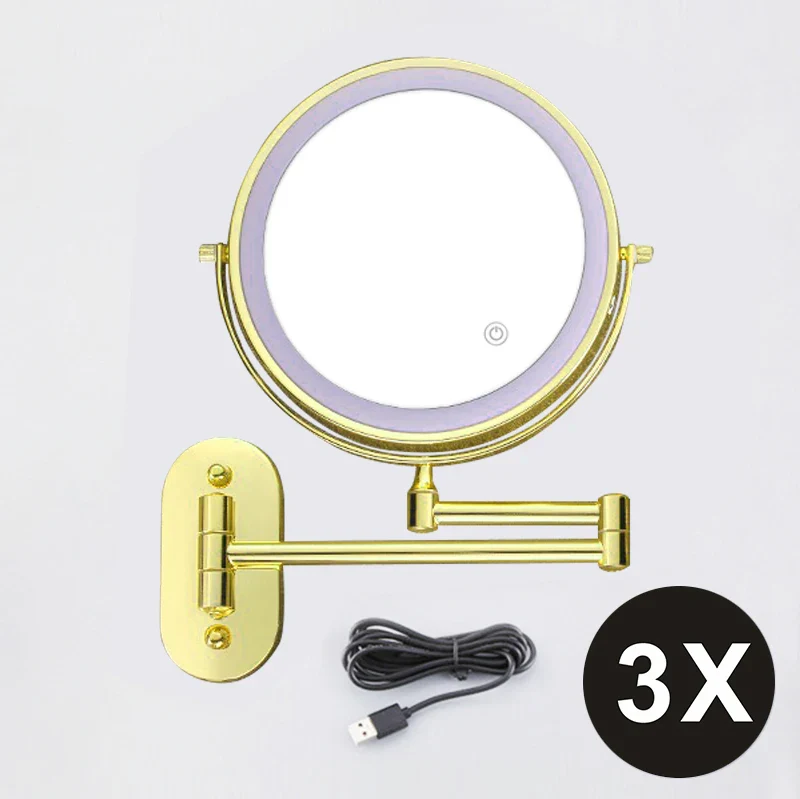 8 Inch Double-Sided LED Makeup Mirror - Image 6