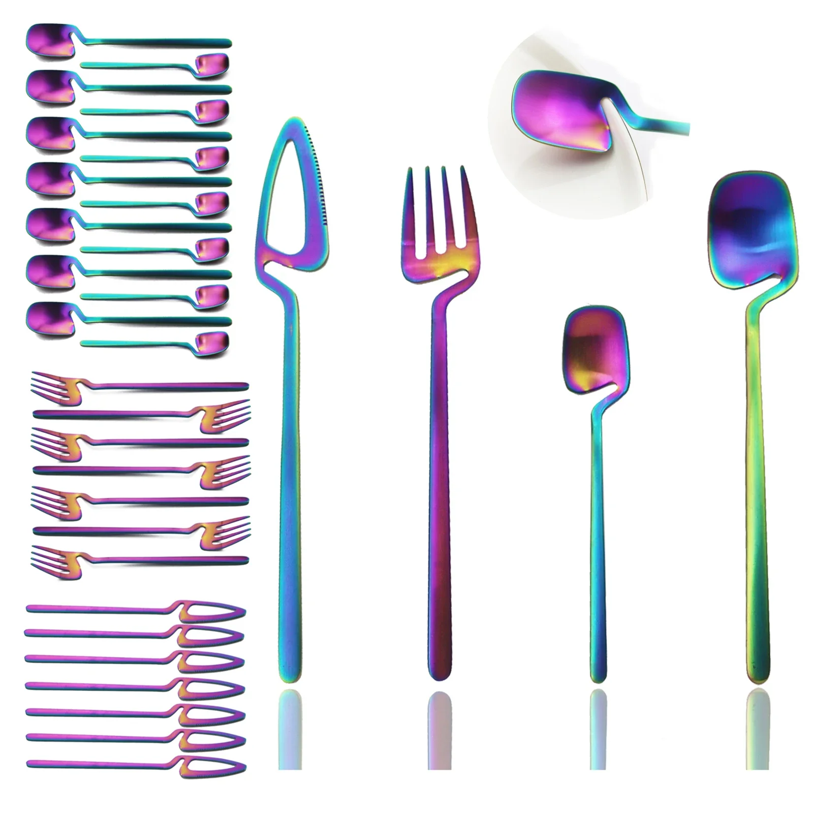 8 People Dinnerware Cutlery Set 304 - Image 10