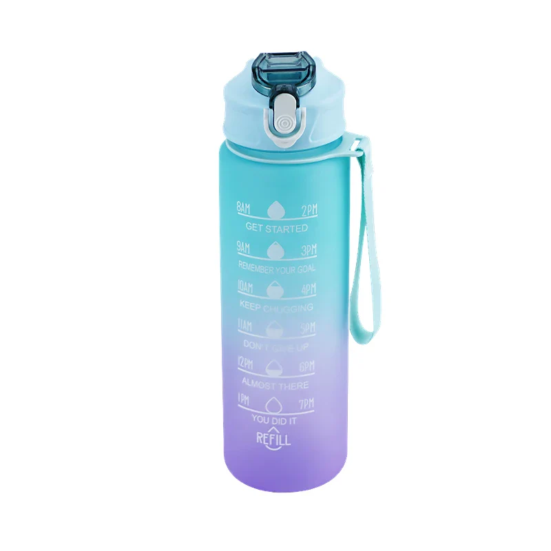 900ml Sports Water Bottle with Time Marker - Image 11