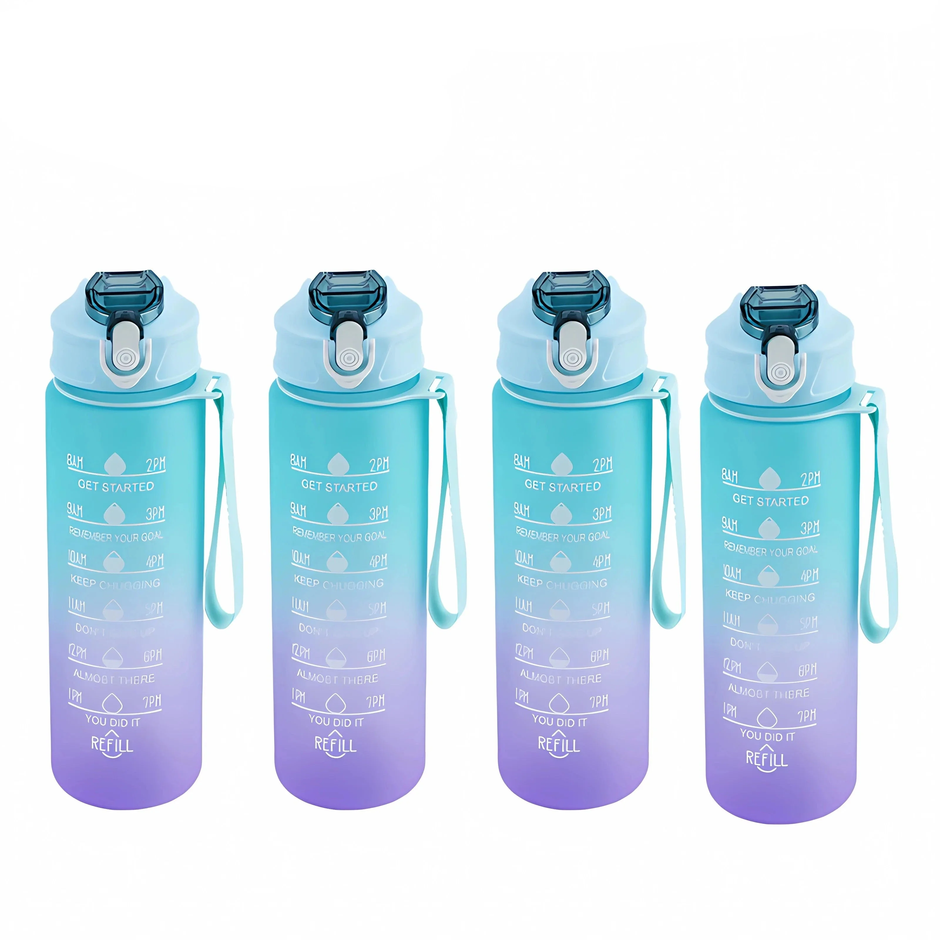 900ml Sports Water Bottle with Time Marker - Image 15
