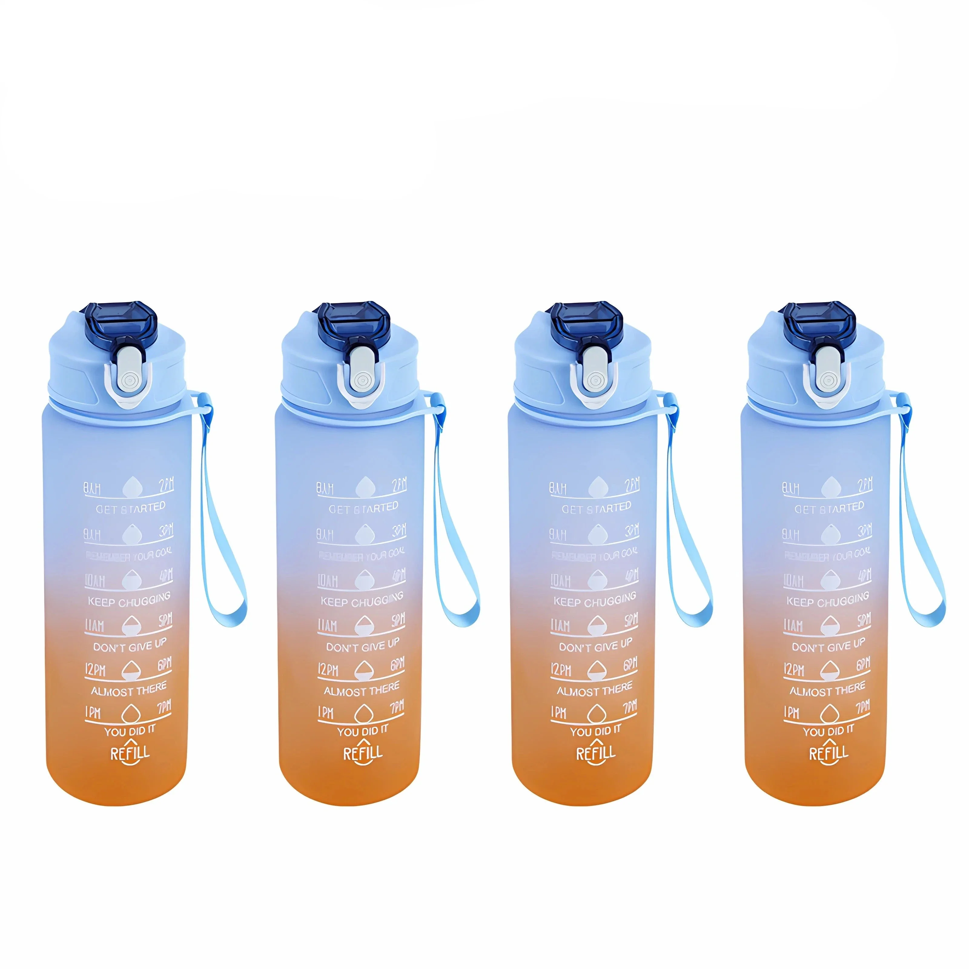 900ml Sports Water Bottle with Time Marker - Image 19