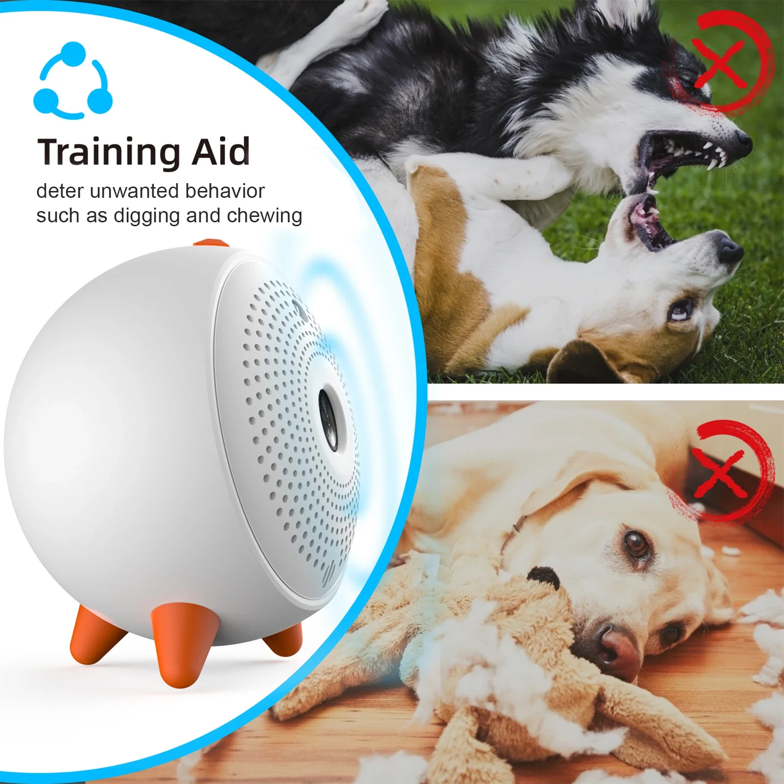 Anti-Barking Device: Rechargeable and Waterproof Dog Bark Control and Behaviour Training Tool - Image 4
