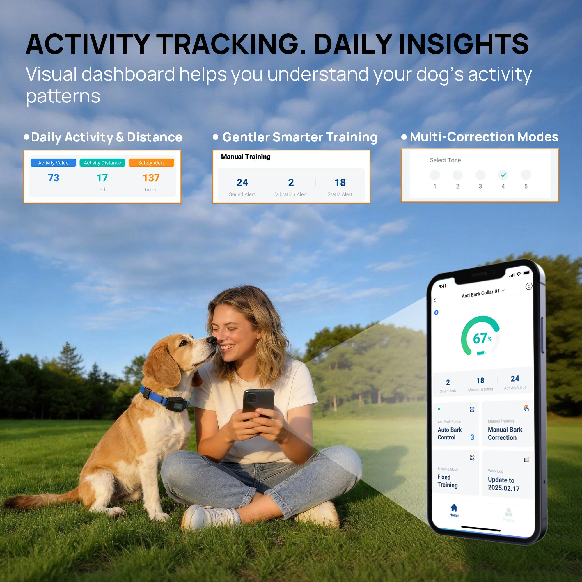 ASTKO F860 GPS Outdoor Wireless Dog Fence (App‑Based Smart Boundary System with Health Monitoring) - Image 10