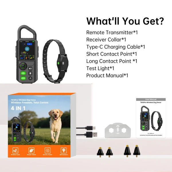 Astko T810 Pro 4-in-1 Wireless Dog Fence and Training System - Image 9