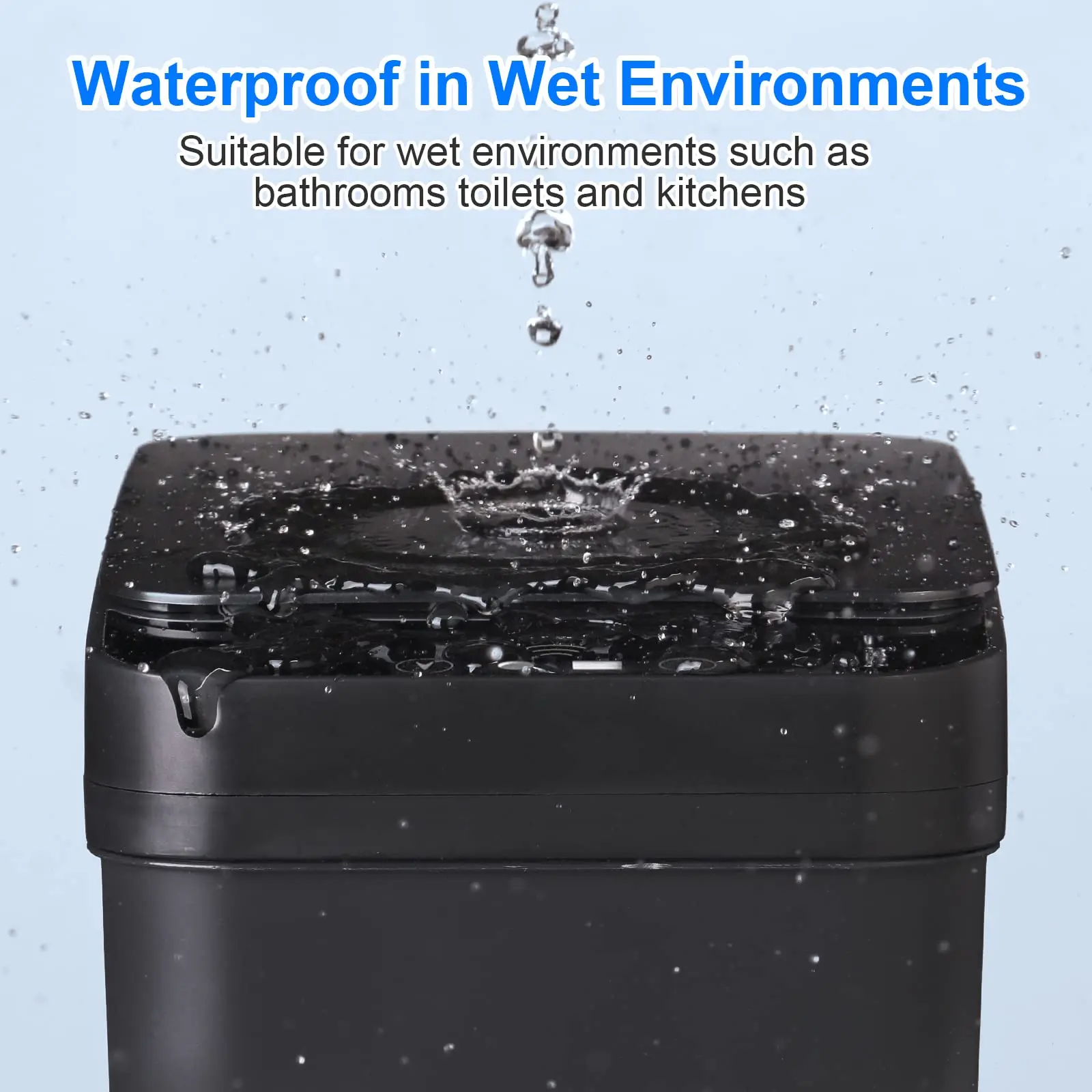 Bathroom Touchless Trash Bin - Image 3