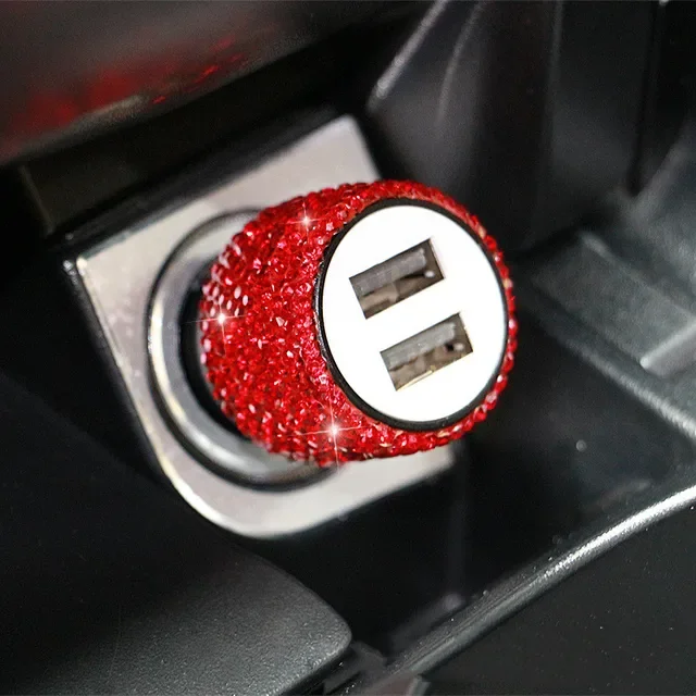 Bling USB Car Charger/All-in-One USB Cable 5V 2.1A - Image 18
