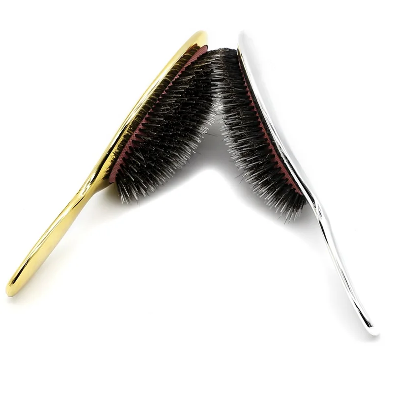 Boar Bristle Paddle Hairbrush - Image 3