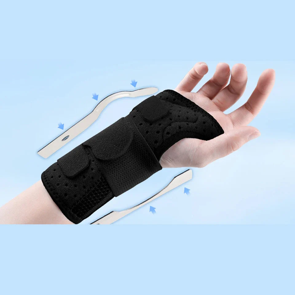 Breathable Wrist Support with Dual Aluminium Plate Stabilisation - Image 14