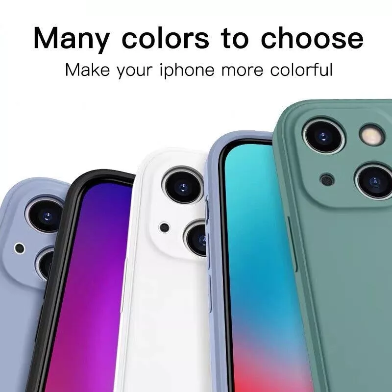 Case For iPhone 16 15 14 Pro Max Plus 13 11 12 Shockproof Cover Silicone - Image 4