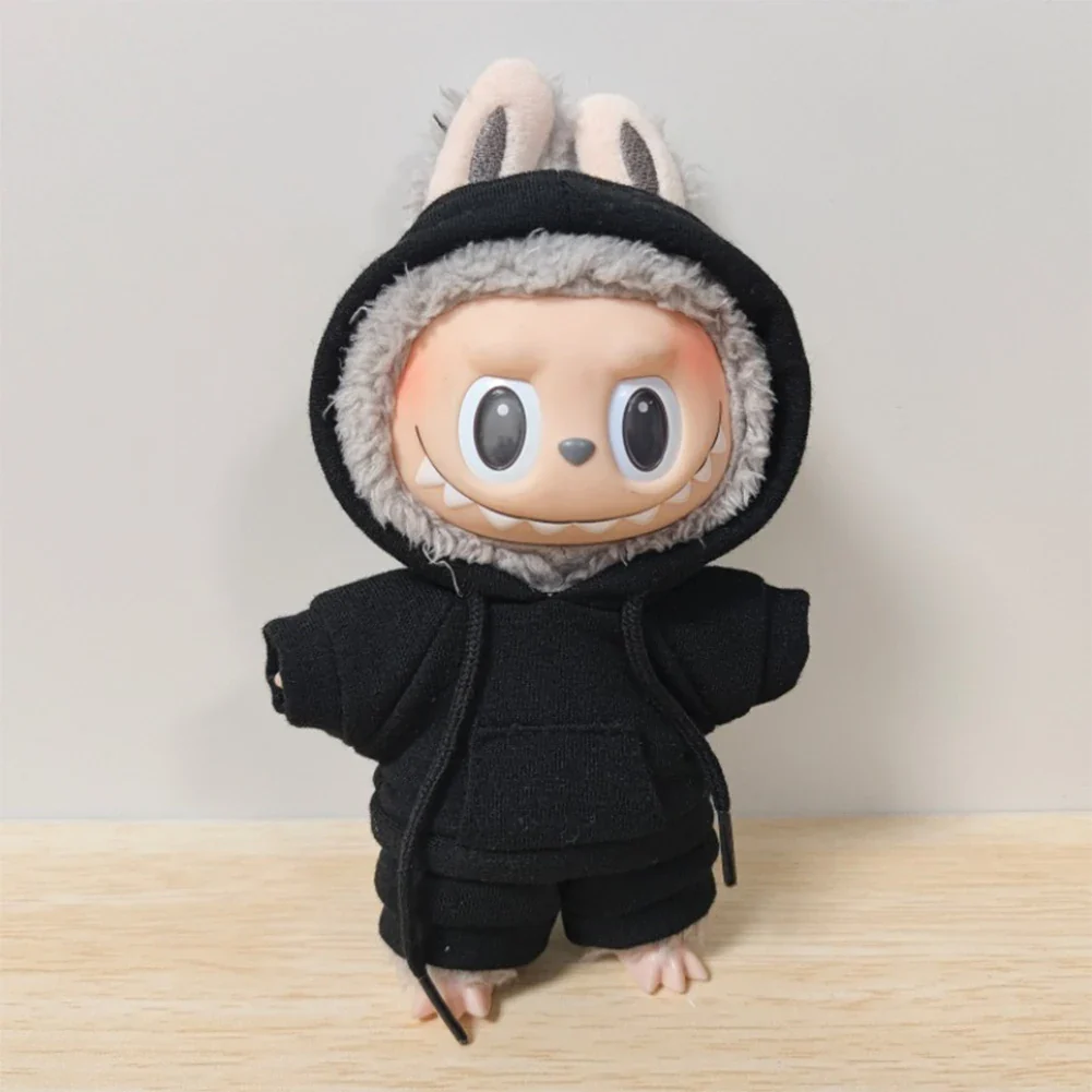 Casual Hoodie Outfit for 17cm Labubu Doll – Fashion Sweatshirt Jacket - Image 13