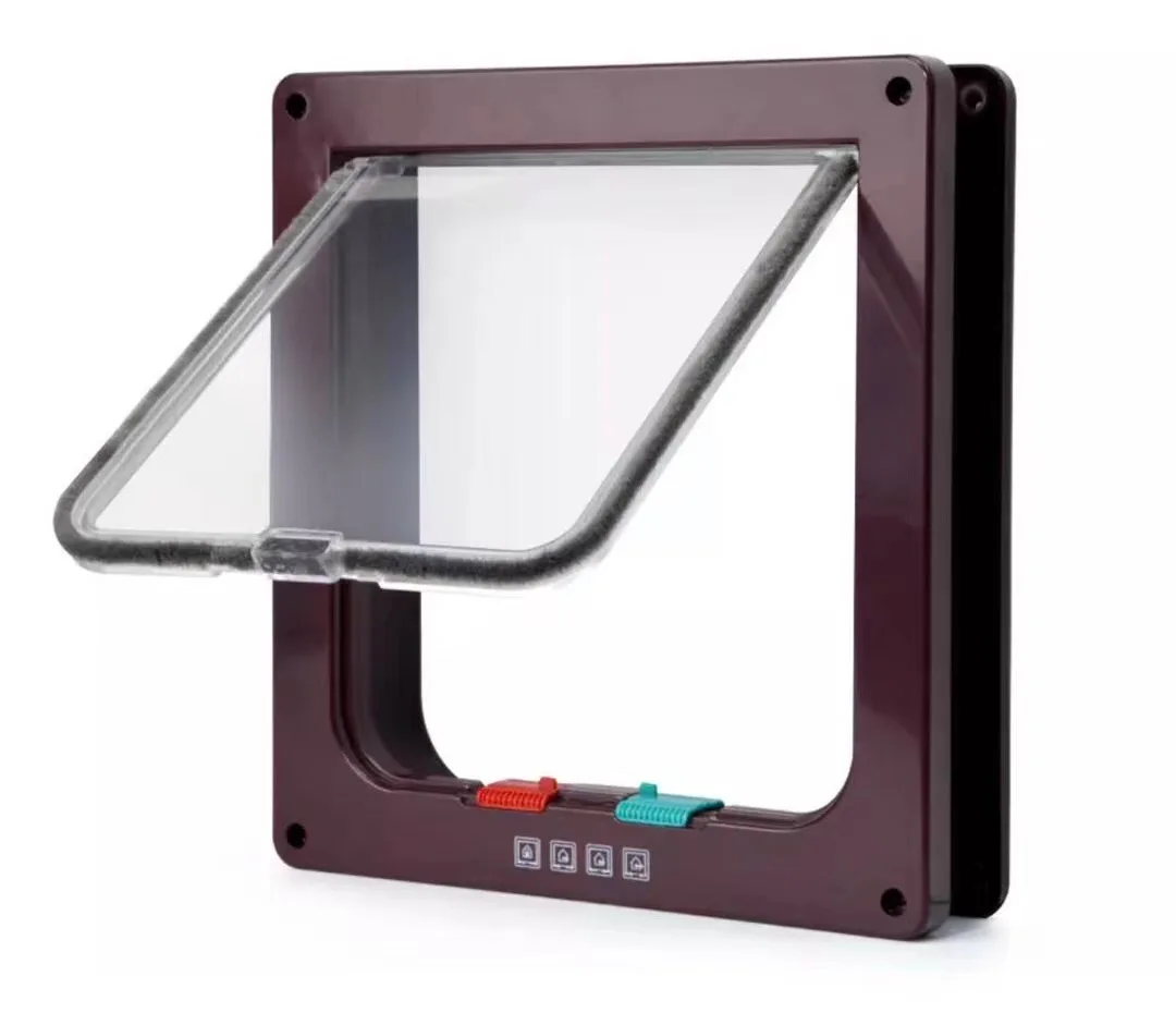 Cat Flap Door with 4-Way Security Lock - Image 8
