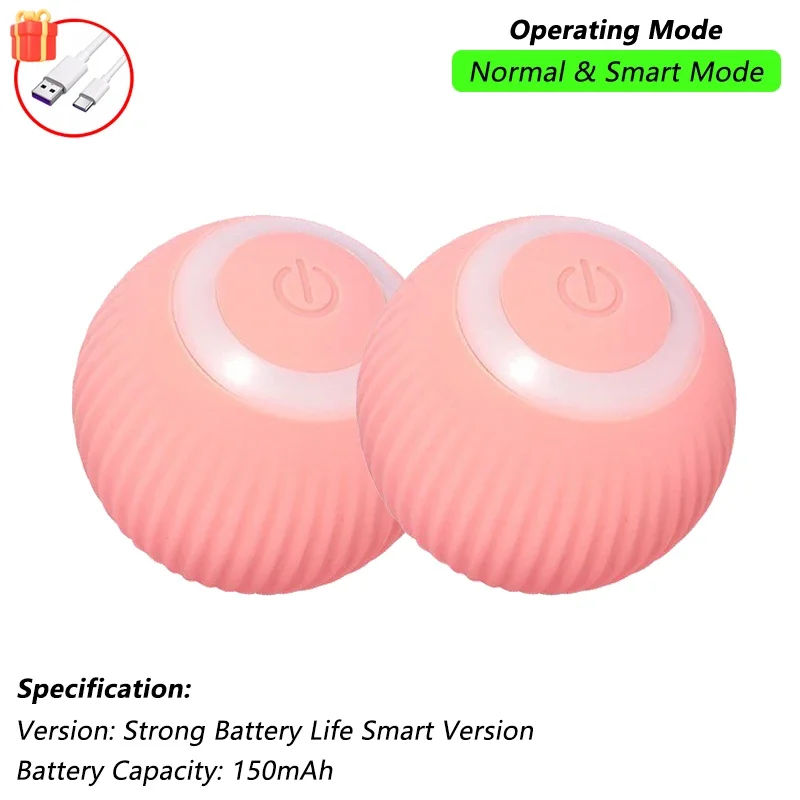 Cat Interactive Smart Ball Toy – Rechargeable Rolling Ball with Tail, Obstacle Avoidance & LED Modes - Image 10