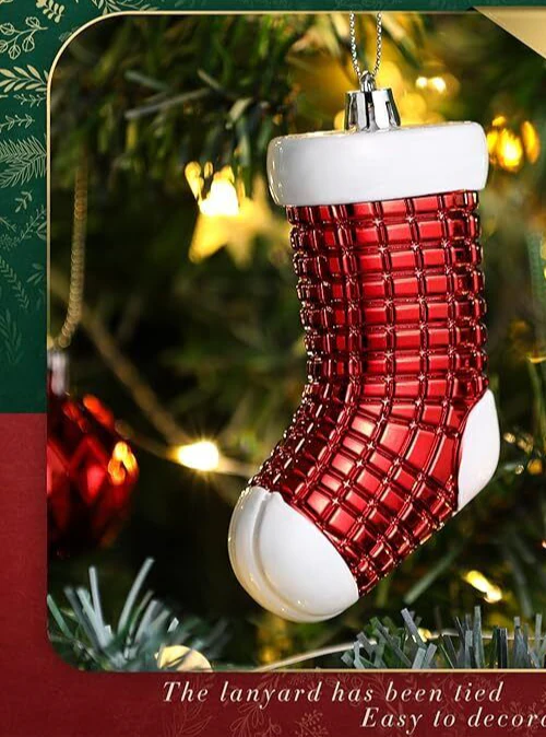 Christmas Baubles Tree Hanging Decoration Shatterproof Ball Ornaments - 128 Pcs - Image 4
