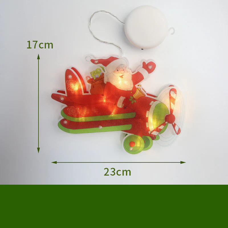 Christmas Decoration Lights Santa Snowman Elk - Image 3